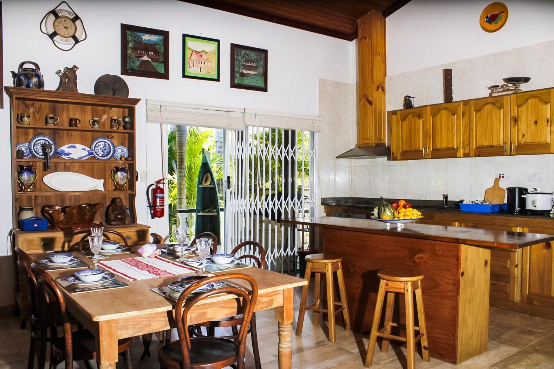 Nid'Aigle Lodge Baie Sainte Anne Eksteriør billede