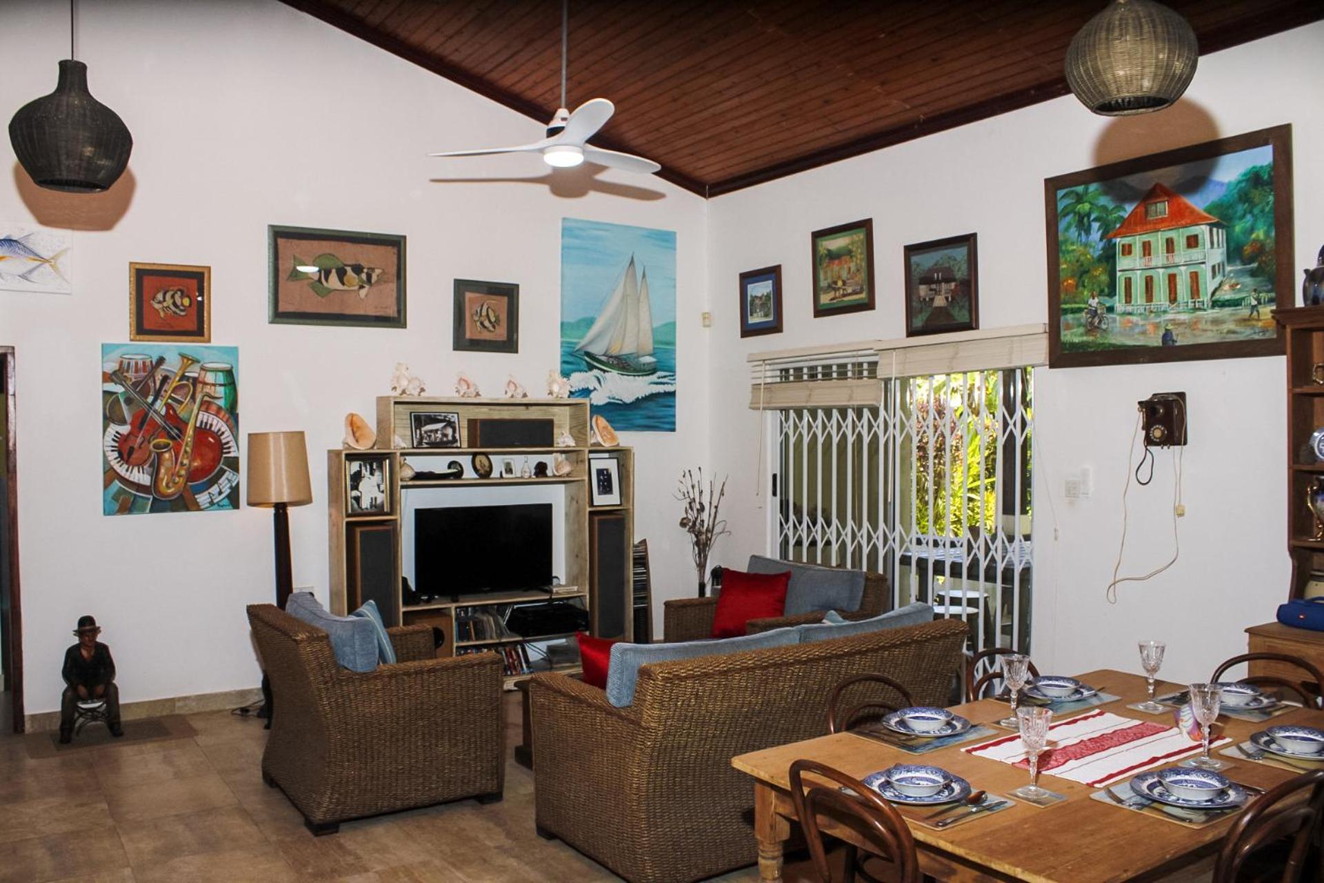 Nid'Aigle Lodge Baie Sainte Anne Eksteriør billede